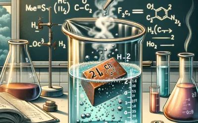 Réaction entre le fer et l’acide chlorhydrique