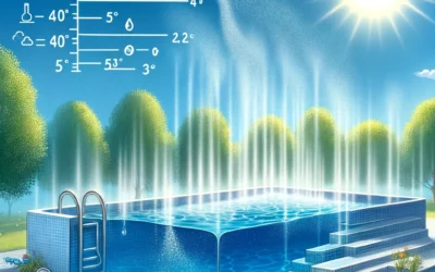 Évaporation de l’eau d’une piscine