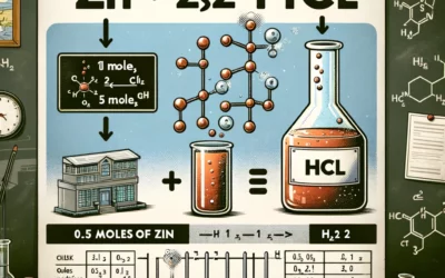 Réaction entre le zinc et l’acide chlorhydrique