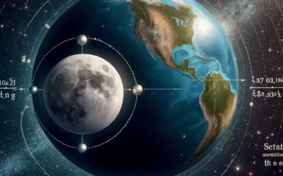 Interaction gravitationnelle entre la Terre et la Lune