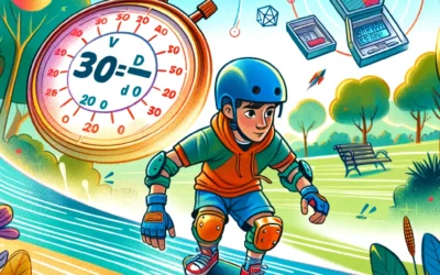 Calcul de la vitesse d’un skateboard