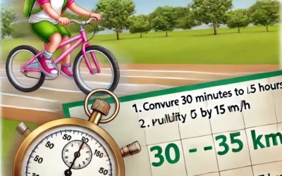 Calcul du déplacement d’un cycliste