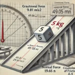 Calcul de l'angle de frottement