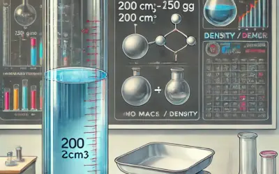 Calcul de la masse et du volume de l’eau