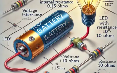 Caractéristiques Électriques d’une Pile Plate